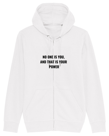 no one is you... White
