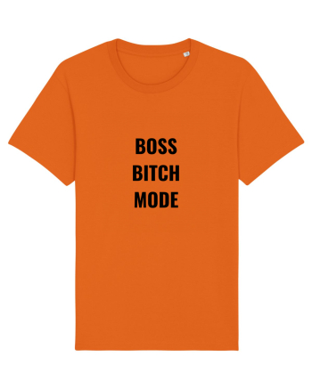 boss bitch mode Bright Orange