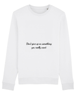 don t give up Bluză mânecă lungă Unisex Rise