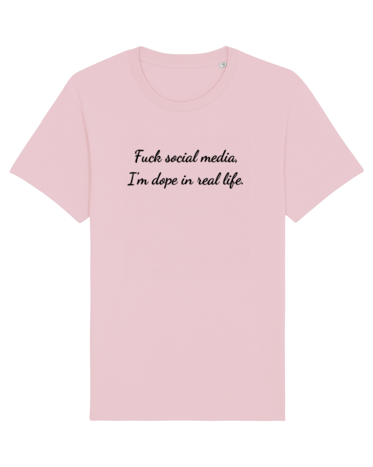 Tricou mânecă scurtă Unisex Rocker Cotton Pink