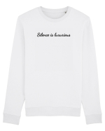 silence is luxurious Bluză mânecă lungă Unisex Rise