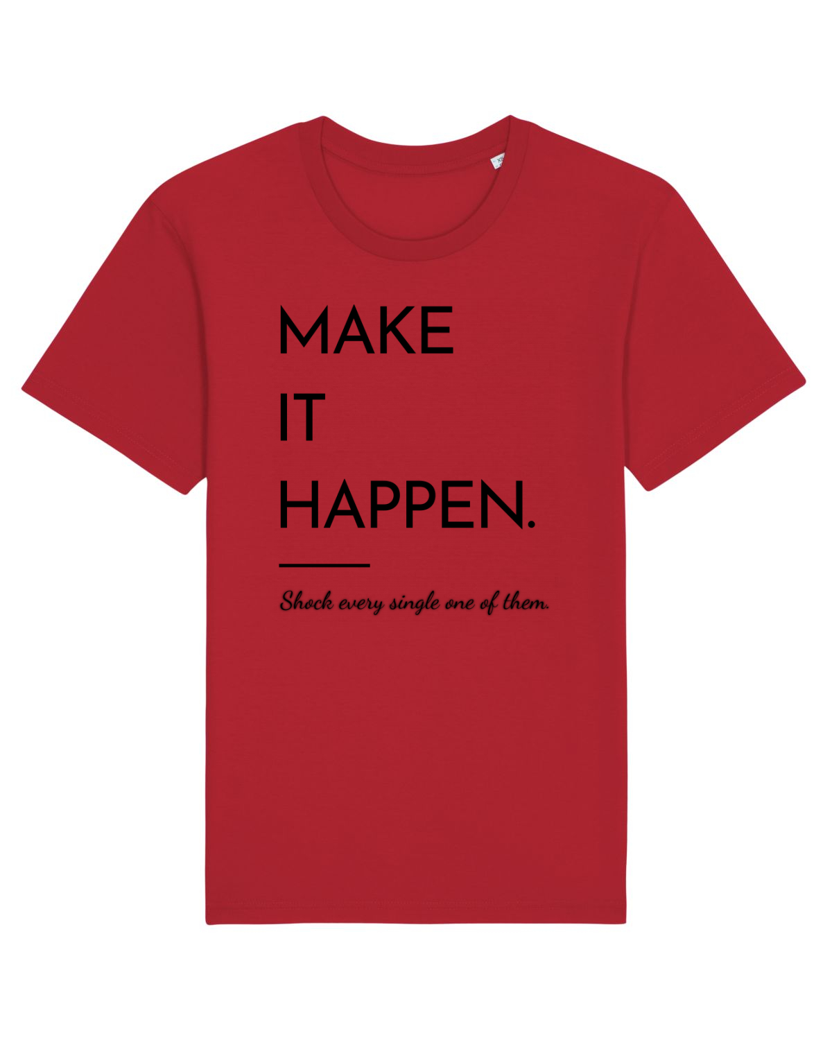 Tricou mânecă scurtă Unisex Rocker Red