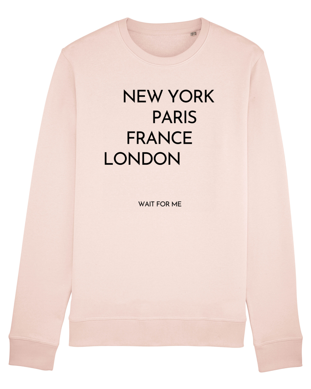 Bluză mânecă lungă Unisex Rise Candy Pink