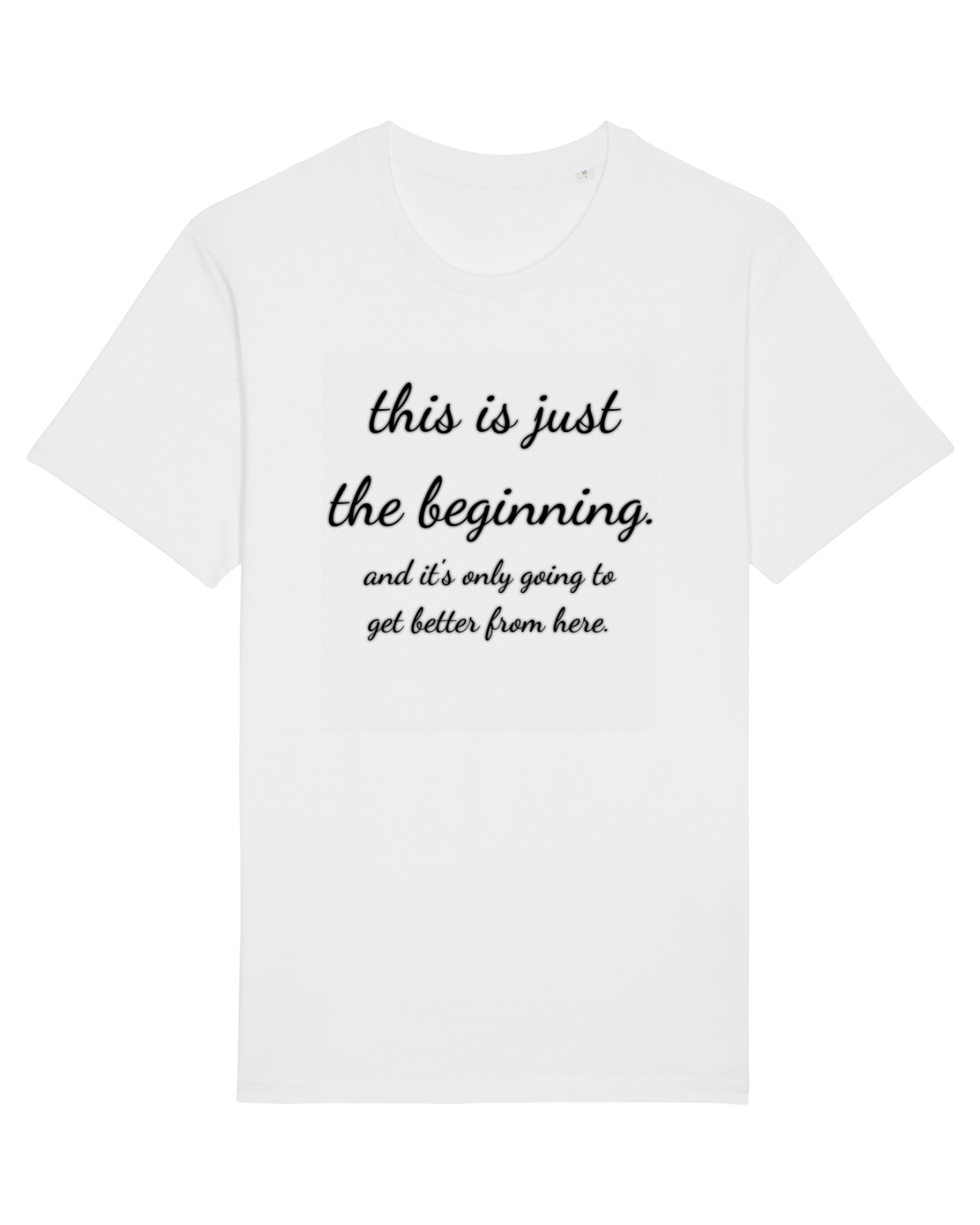 Tricou mânecă scurtă Unisex Rocker White