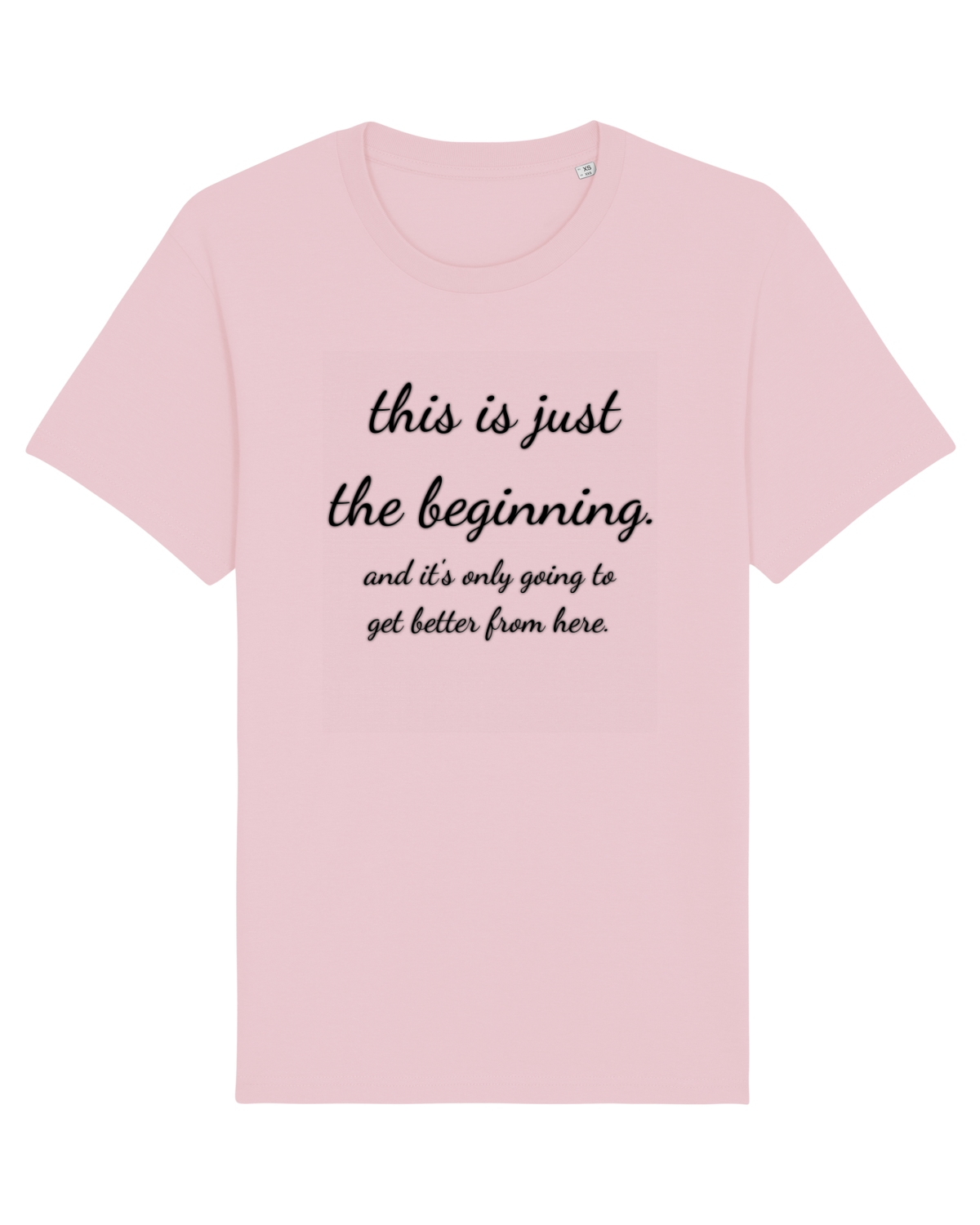 Tricou mânecă scurtă Unisex Rocker Cotton Pink