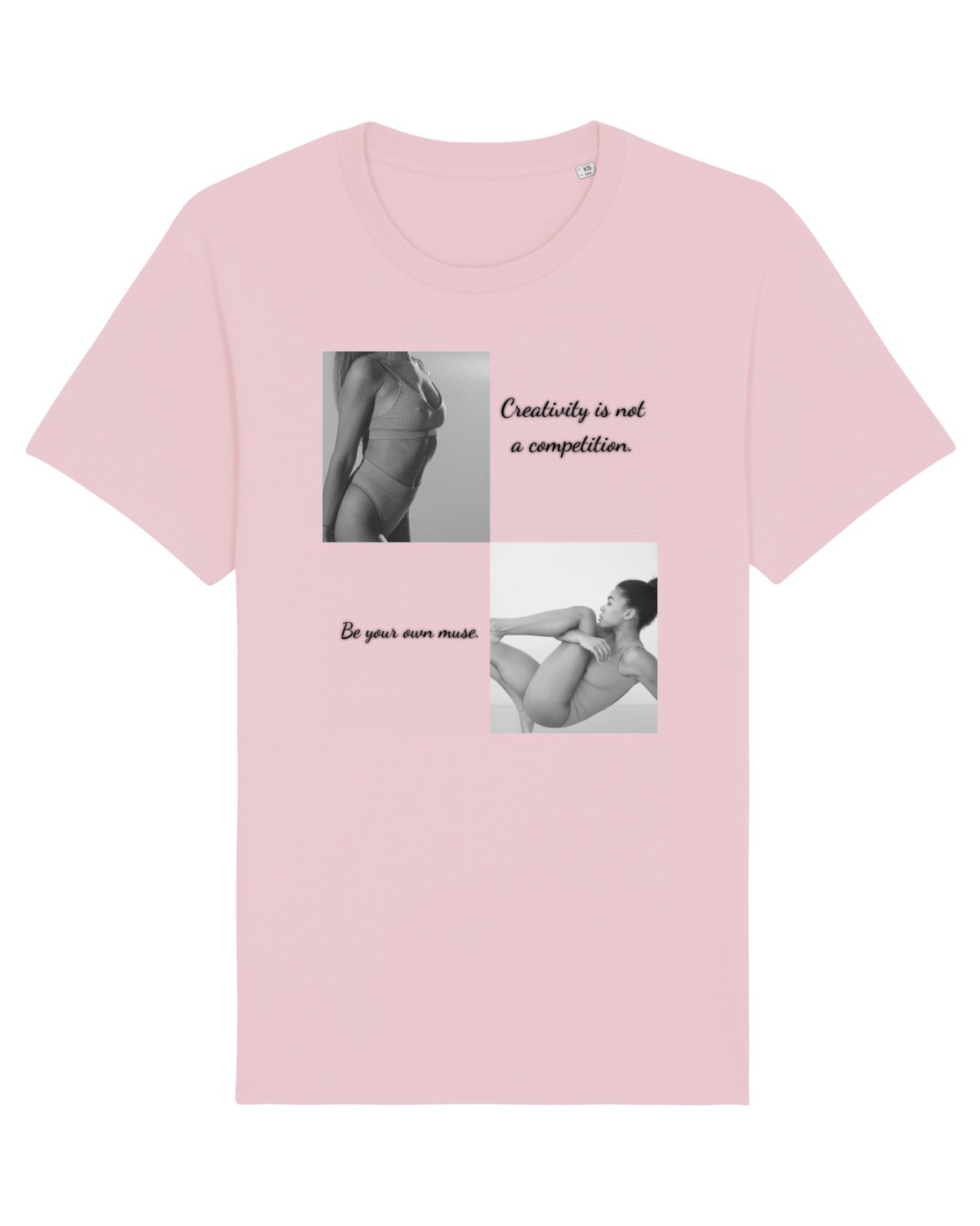 Tricou mânecă scurtă Unisex Rocker Cotton Pink