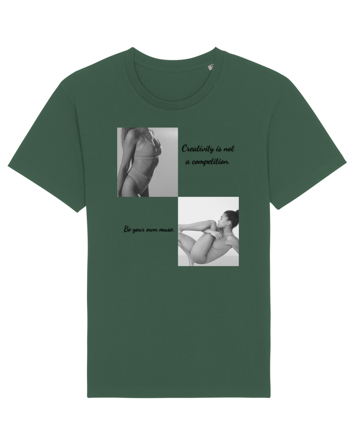 Tricou mânecă scurtă Unisex Rocker Bottle Green
