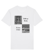 wake up beauty Tricou mânecă scurtă Unisex Rocker