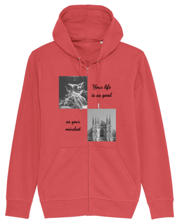 your life is as good as your mondset Carmine Red