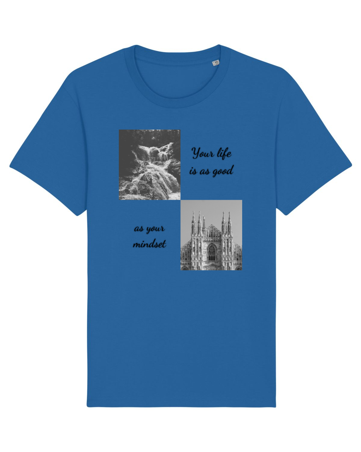 Tricou mânecă scurtă Unisex Rocker Royal Blue