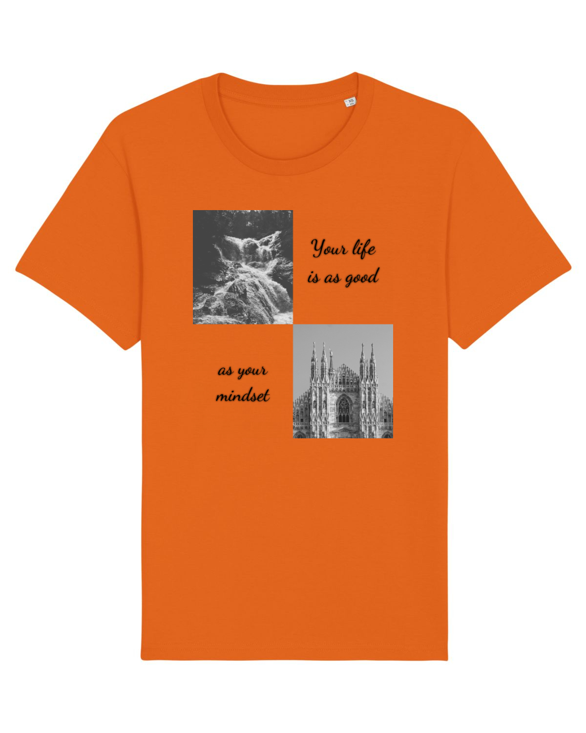 Tricou mânecă scurtă Unisex Rocker Bright Orange
