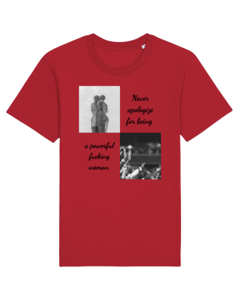 never apologise for being ... Red