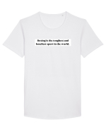 boxing is the toughest... Tricou mânecă scurtă guler larg Bărbat Skater