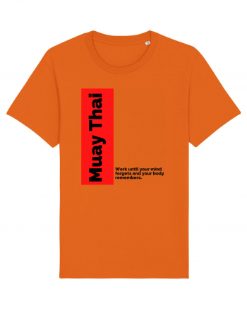 muay thai Bright Orange