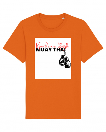 muay thai Bright Orange