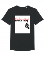 muay thai Tricou mânecă scurtă guler larg Bărbat Skater