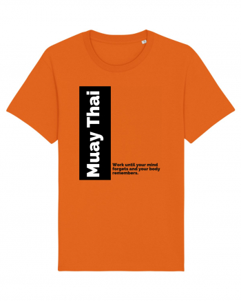 muay thai Bright Orange