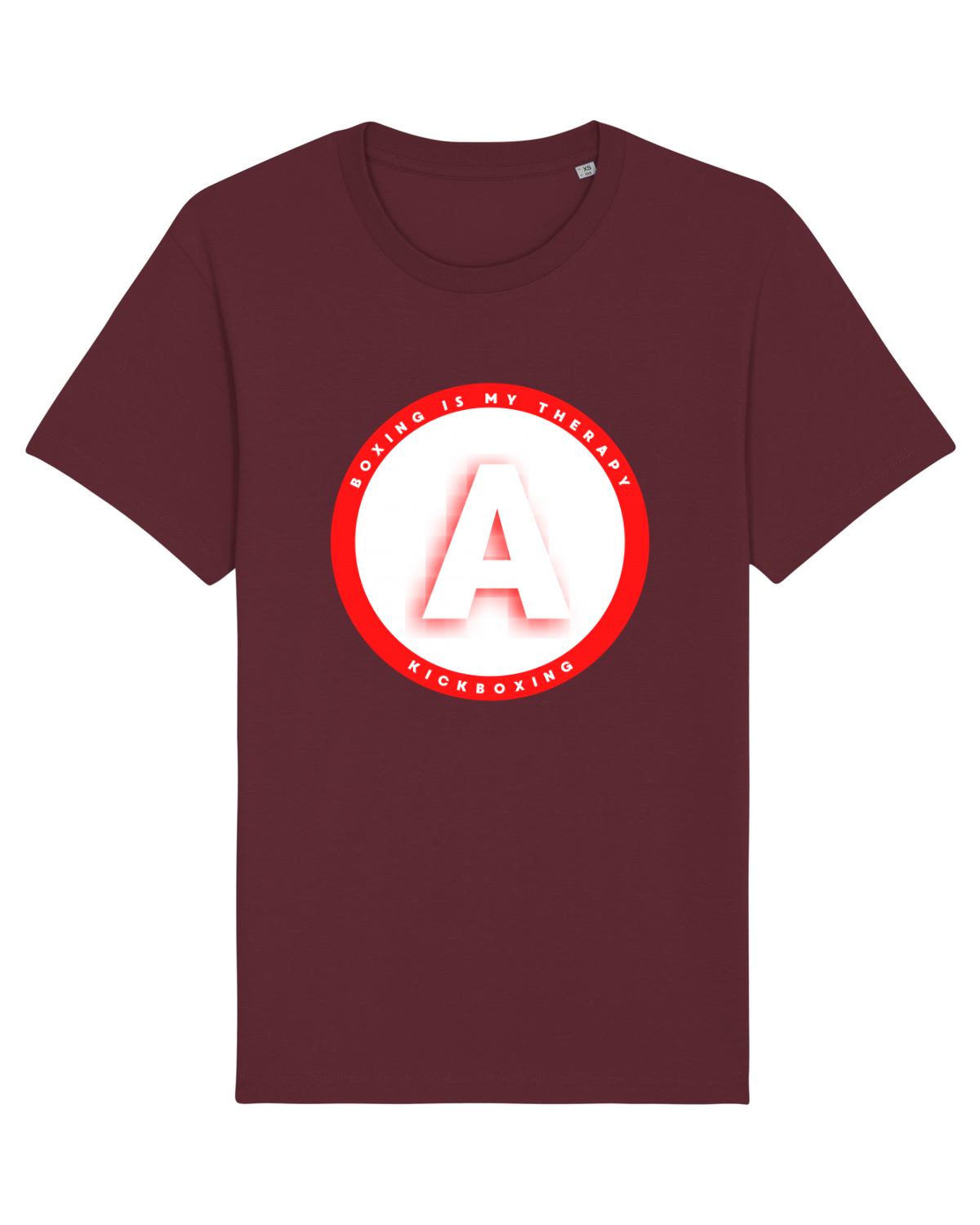 Tricou mânecă scurtă Unisex Rocker Burgundy