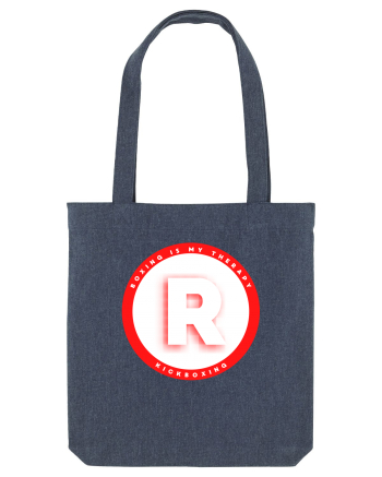 boxing letter R Midnight Blue