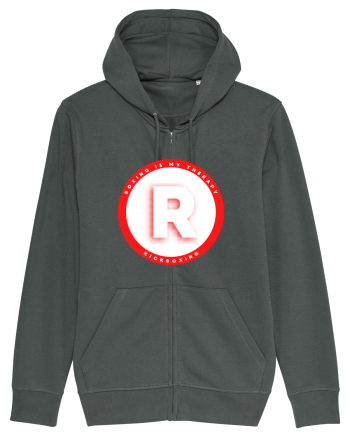 boxing letter R Anthracite