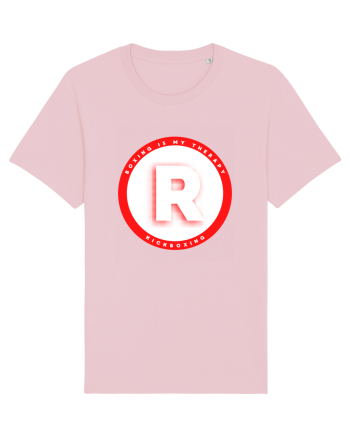 boxing letter R Cotton Pink