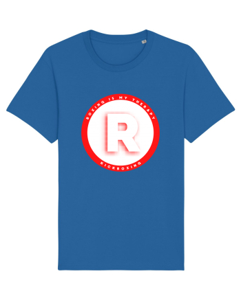 boxing letter R Royal Blue
