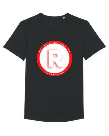 boxing letter R Black