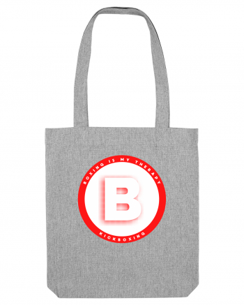 boxing letter B Heather Grey