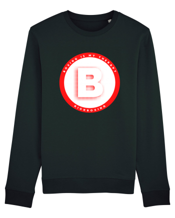 boxing letter B Black