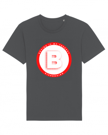 boxing letter B Anthracite