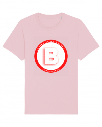 boxing letter B Cotton Pink