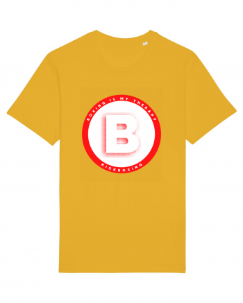 boxing letter B Spectra Yellow