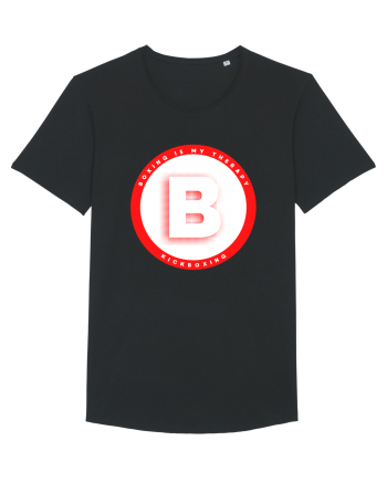 boxing letter B Black