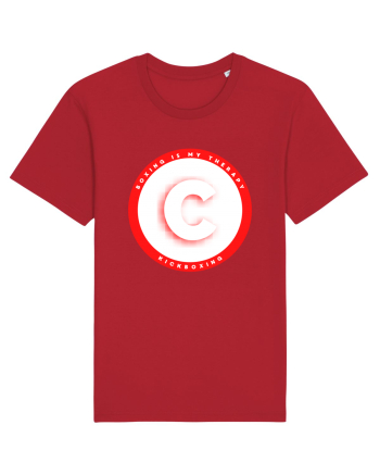 boxing letter C Red
