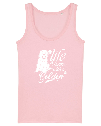 Golden retriever Cotton Pink