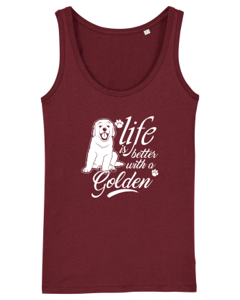 Golden retriever Burgundy