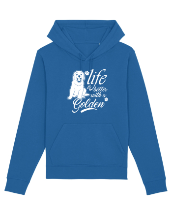 Golden retriever Royal Blue