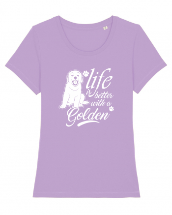 Golden retriever Lavender Dawn