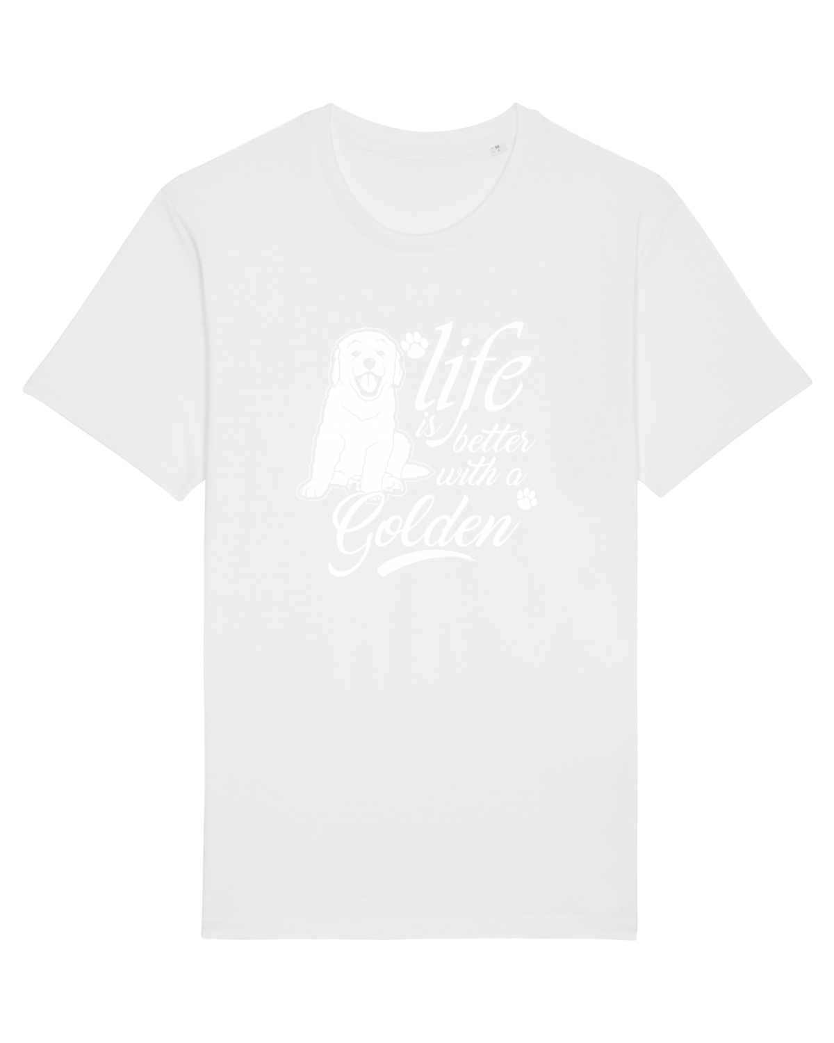 Tricou mânecă scurtă Unisex Rocker White