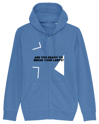 are you ready to break your limits? Bright Blue