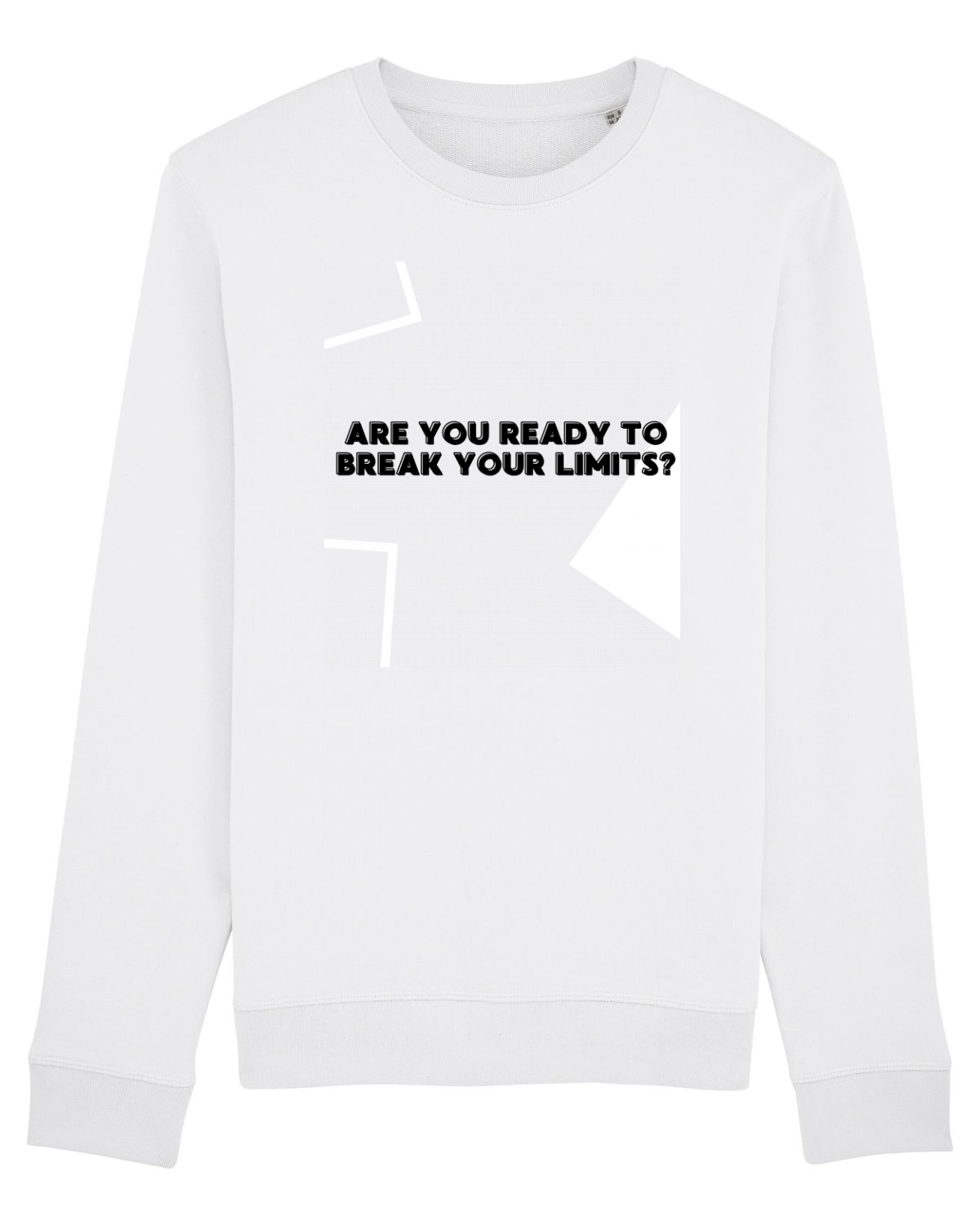 Bluză mânecă lungă Unisex Rise White