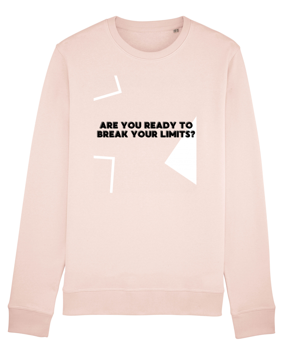 Bluză mânecă lungă Unisex Rise Candy Pink