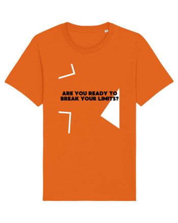 are you ready to break your limits? Bright Orange