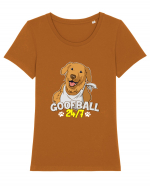 Goofball 24 7 Tricou mânecă scurtă guler larg fitted Damă Expresser