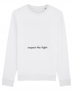 respect the fight Bluză mânecă lungă Unisex Rise