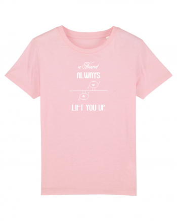 Prietenul la nevoie se cunoaște Cotton Pink