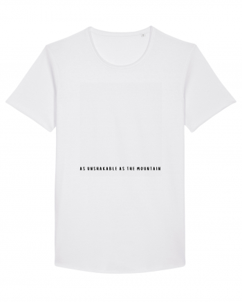 as unshakable as the mountain White