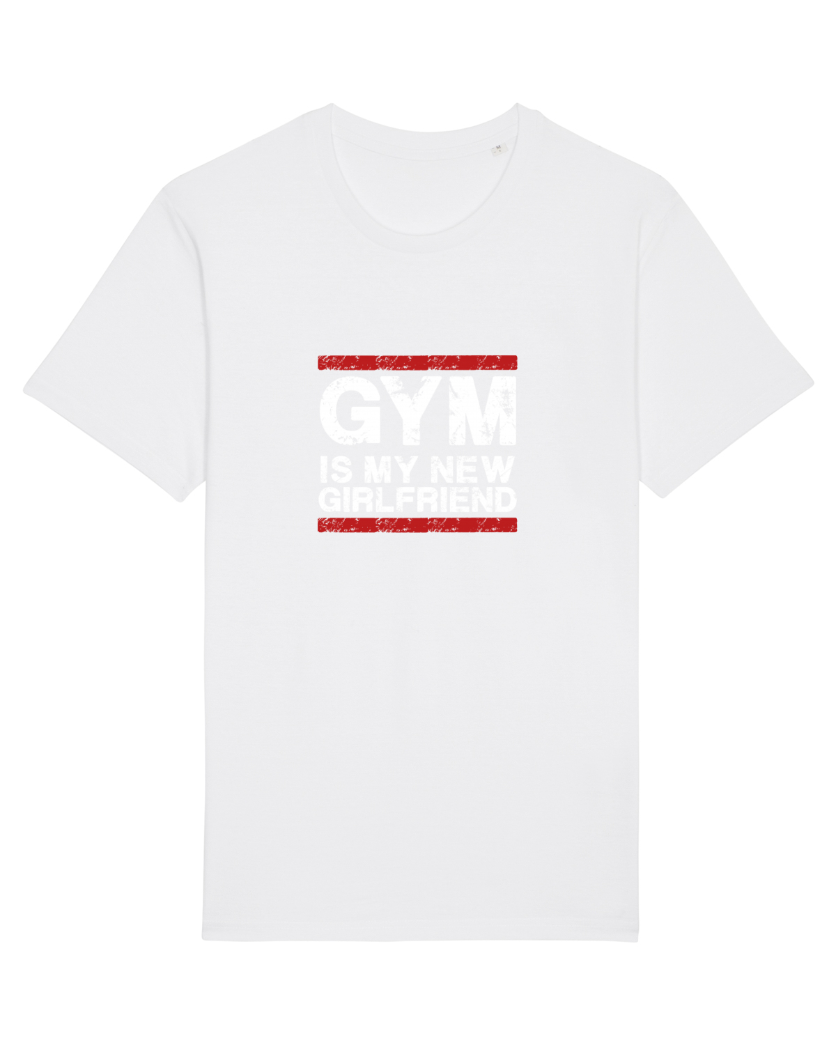 Tricou mânecă scurtă Unisex Rocker White
