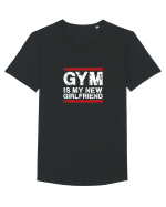 Gym is my girlfriend Tricou mânecă scurtă guler larg Bărbat Skater