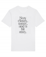 stay classy sassy and a bit assy Tricou mânecă scurtă Unisex Rocker